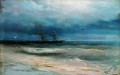 Ivan Aivazovsky mar con un barco Marina